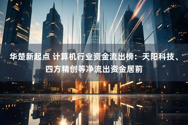 华楚新起点 计算机行业资金流出榜：天阳科技、四方精创等净流出资金居前